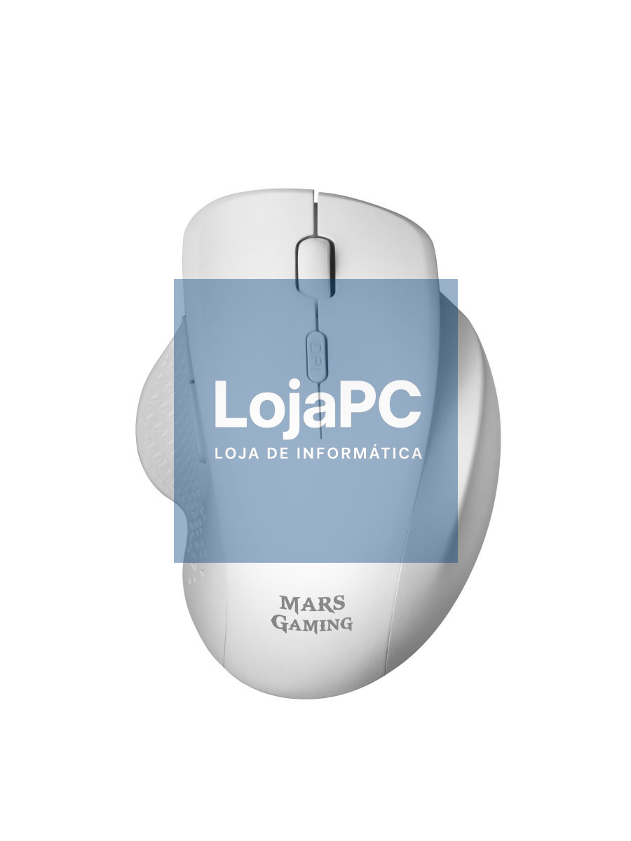 MARS GAMING MMWERGO WIRELESS MOUSE 3200DPI ERGO KAILH MECHANICAL WHITE