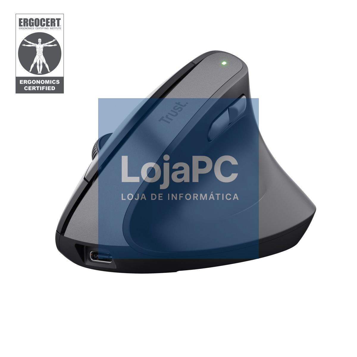 TRUST BAYO II ERGONOMIC WIRELESS MOUSE, BLACK 25145