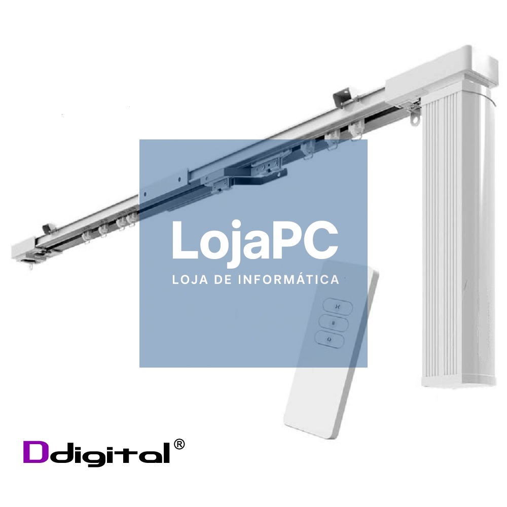 Calha Motorizada Cortinados S/Fold 4.2 Mts Wifi + Remote App