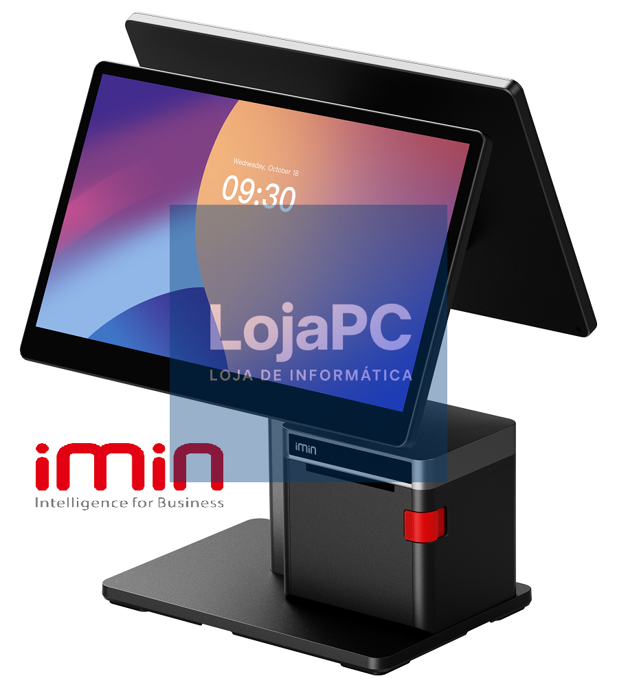 Swan 2 Pro (Impressora) Android 15/8-Core, 2.2GHz/8GB+128GB/15.6" FHD+ 15.6 FHD/Alto-falante/Impressora 80mm/Suporte NFC