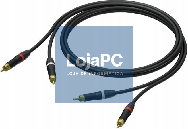 Cabo 2x RCA M/2x RCA M  3mts Preto — imagem 4