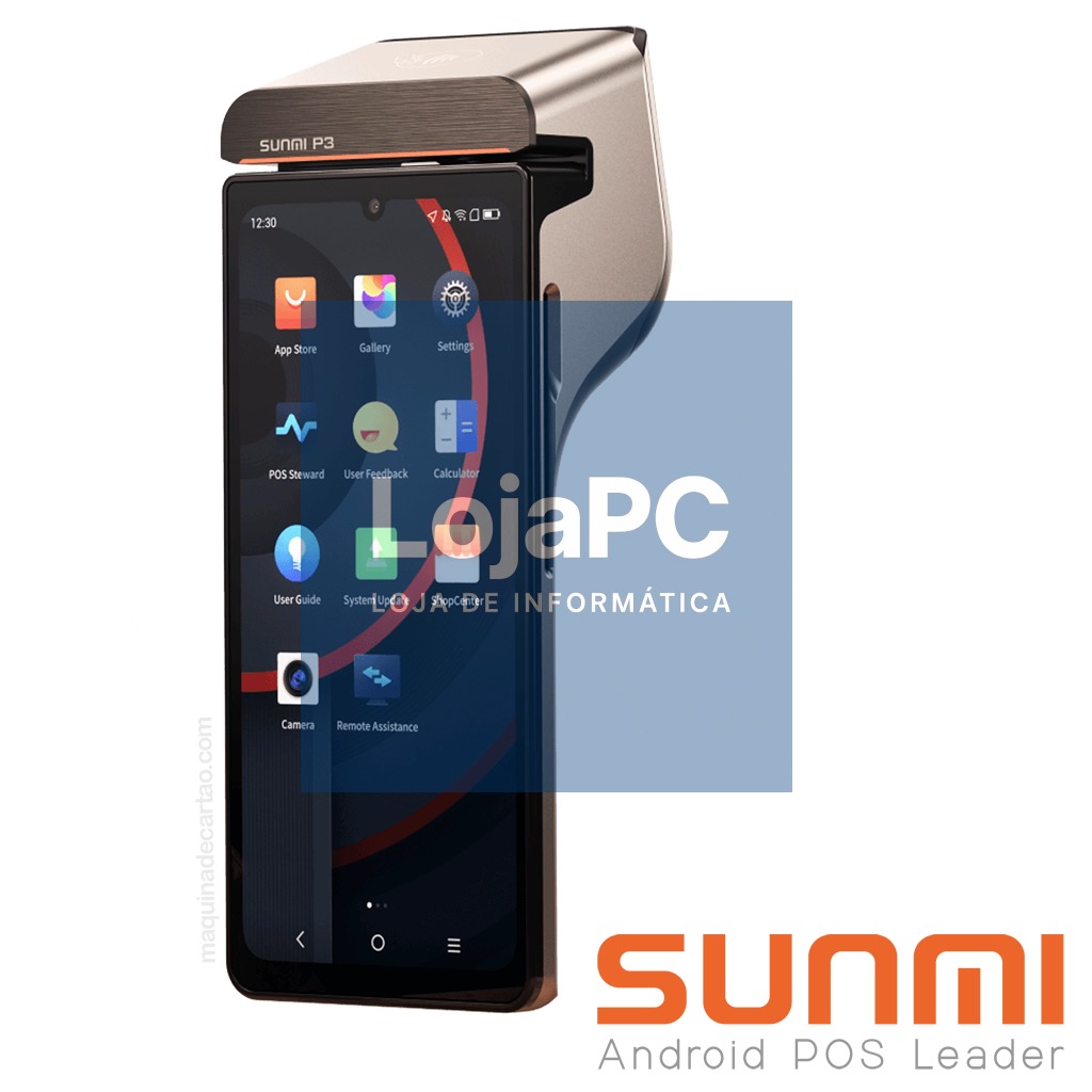 SUNMI P3 EN(MT8766,2GB+32GB,5M AF Rear+2M FF Front Camera,EU&Asia 4G+LA 4G,Android 11 go, Pogopin,EU Adapter,EU_COMMON)