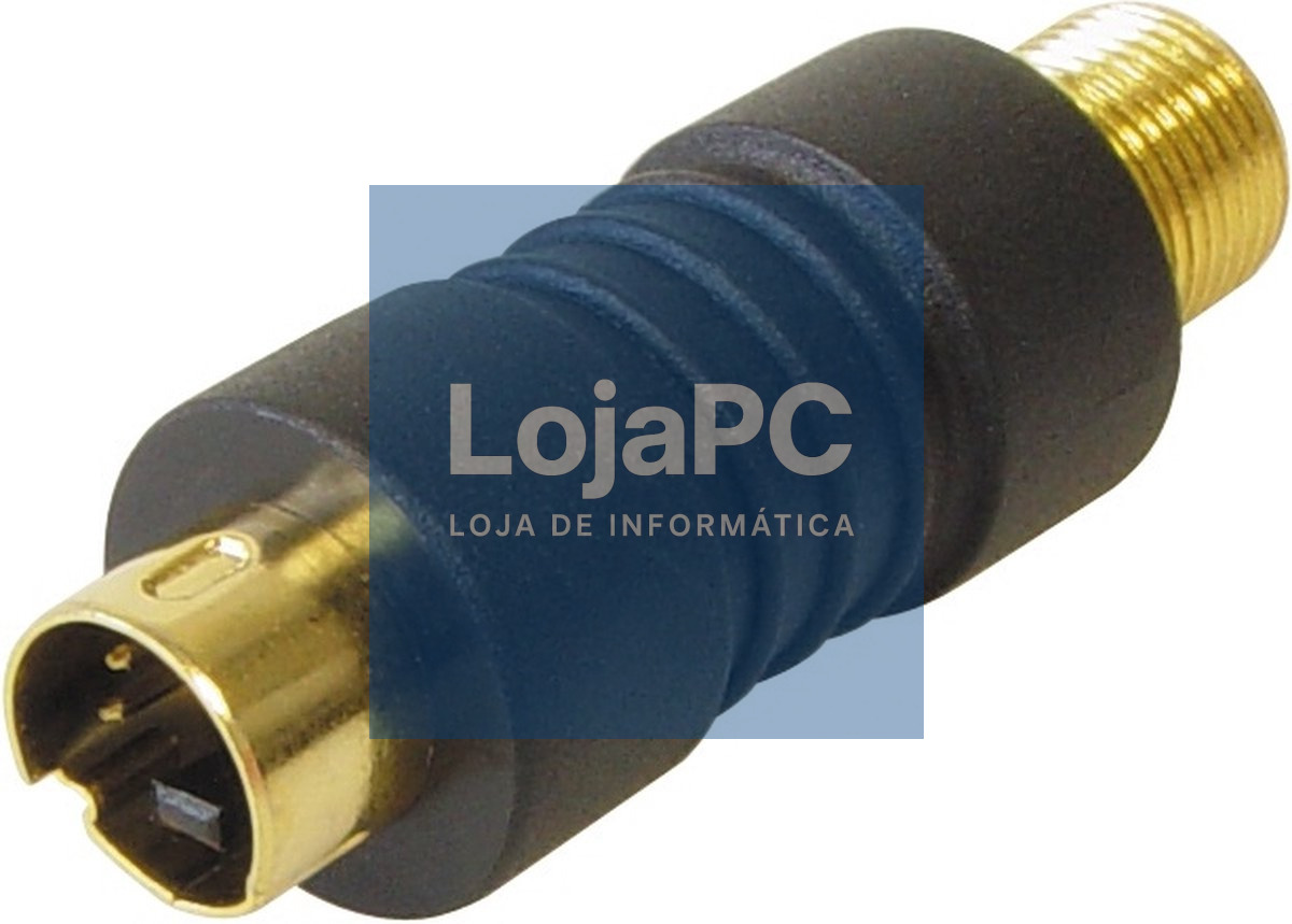 Cabo Video GOLD S-VHS M/S-VHS M 10.0m Preto