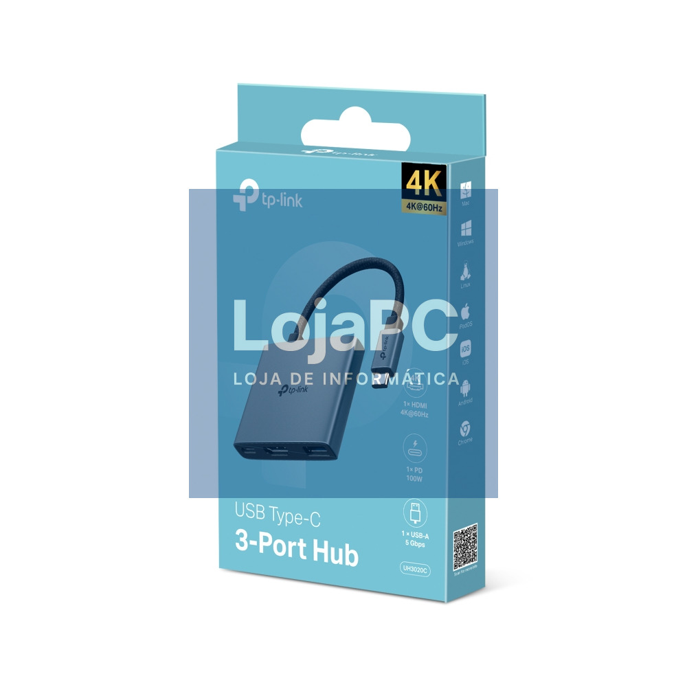 TP LINK USB TYPE-C 3 IN 1 HUB
