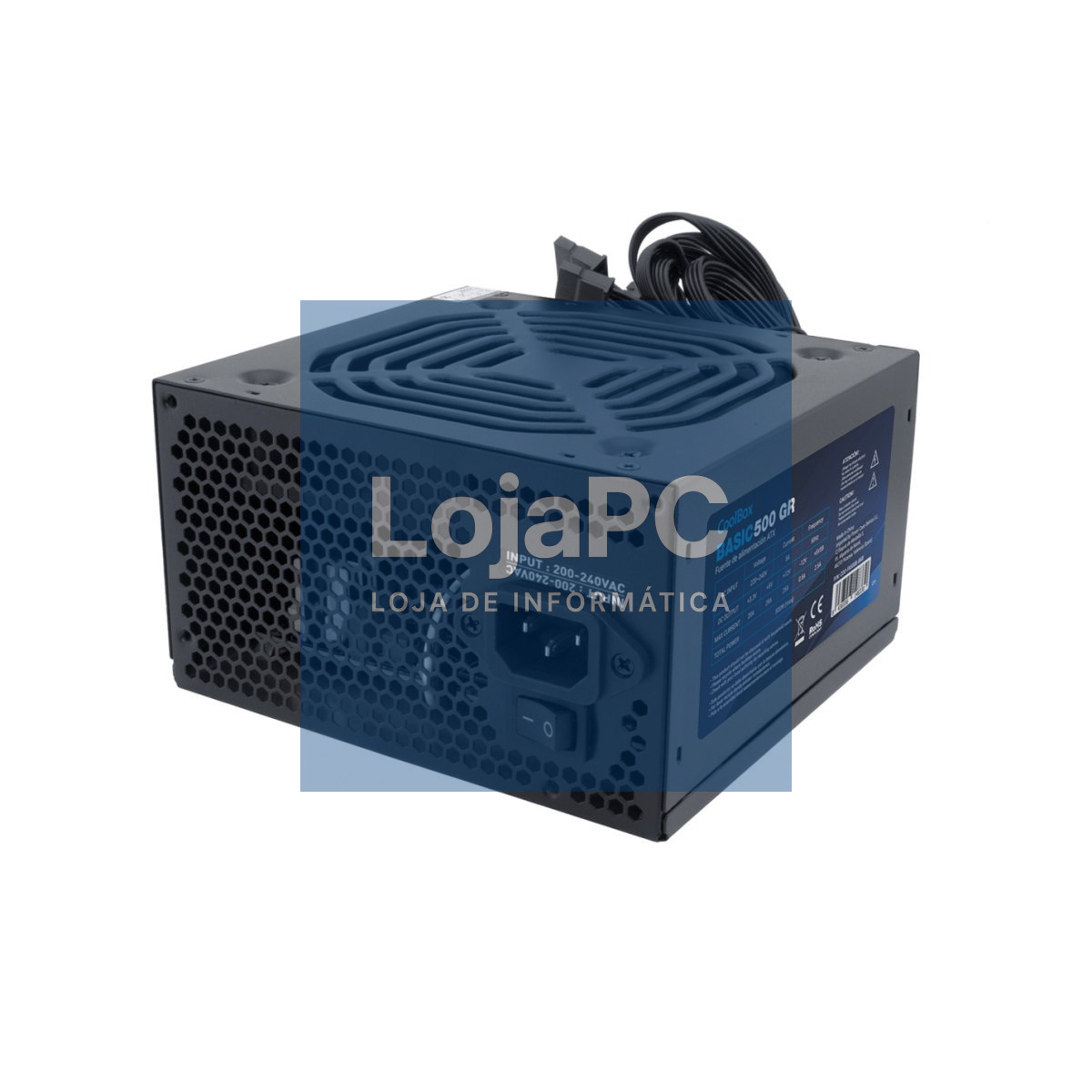 COOLBOX BASIC 500GR ATX POWER SUPPLY (CE)