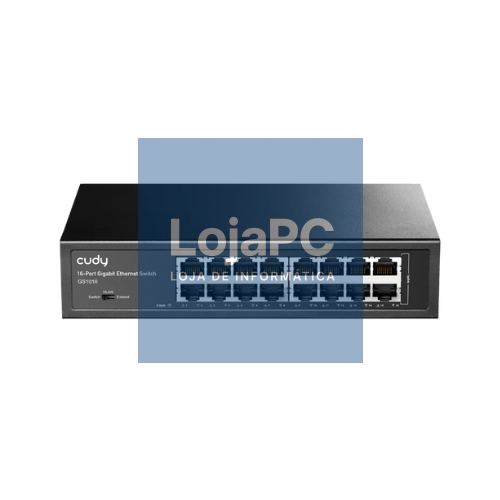 HUB SWITCH 16  PTOS CUDY  GS1016 RACK MOUNTABLE