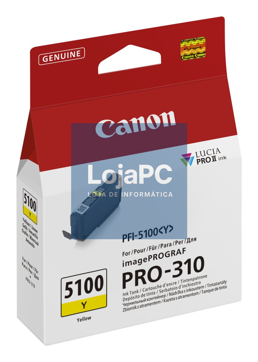 CANON PFI-5100 SERIES Yellow ink tank