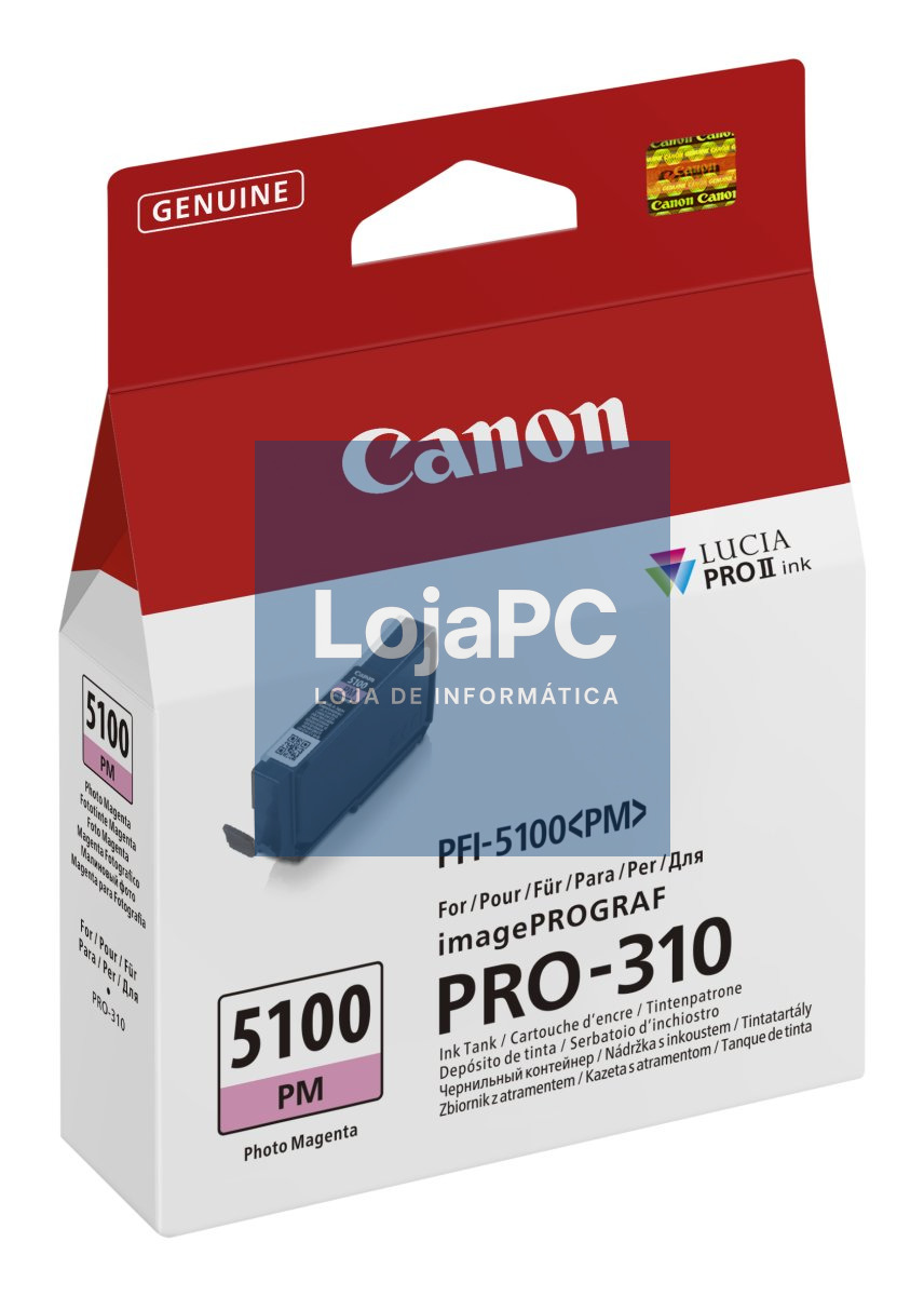 CANON PFI-5100 SERIES Photo Magenta ink tank