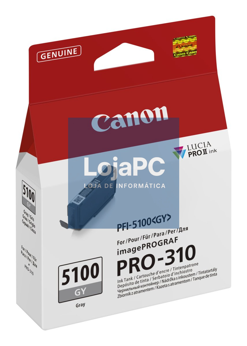 CANON PFI-5100 SERIES Grey ink tank