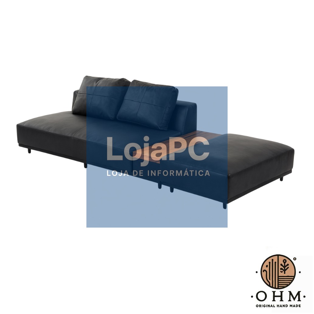 Dune Noir Sofá  + Ottoman