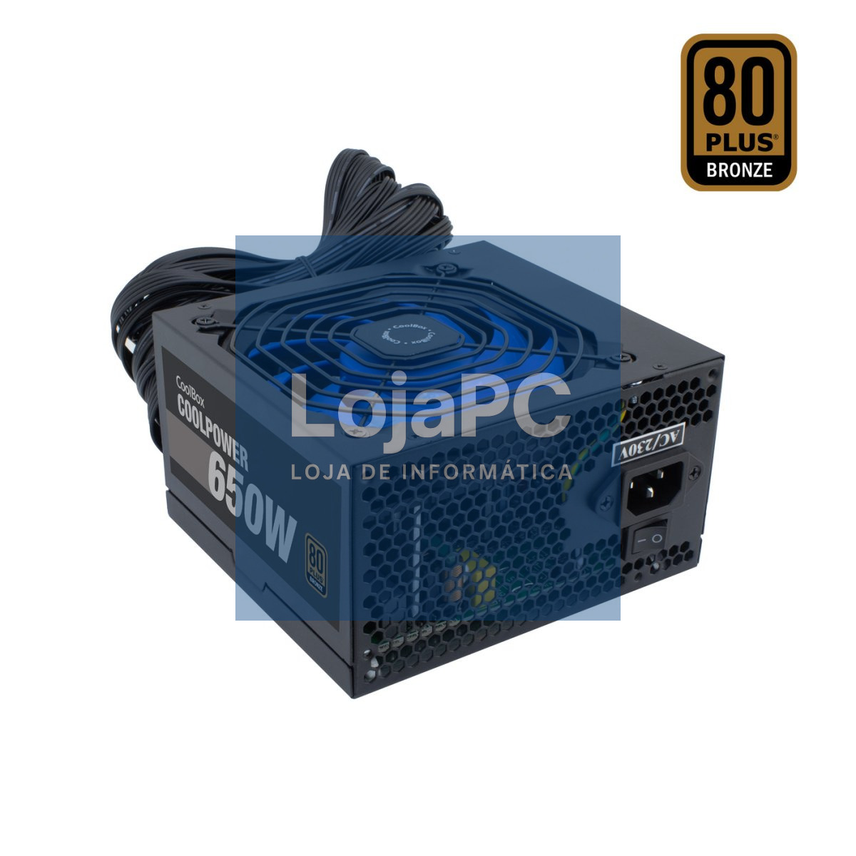 COOLBOX POWER SUPPLY ATX COOLPOWER 650W 80+BZ