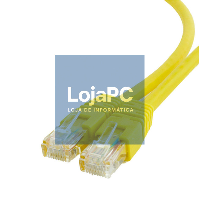 Chicote UTP RJ45 Cat6 3.00m Amarelo — imagem 4