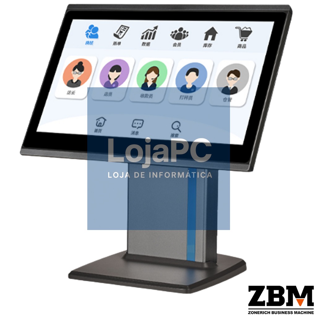 POS ZQ-T506 - Intel J6412 / DDR4 8GB / SSD 120GB / Touch 15.6"/ W11 PRO