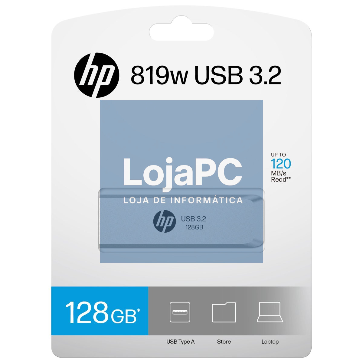 HP 128GB 819w USB 3.2 Flash Drive