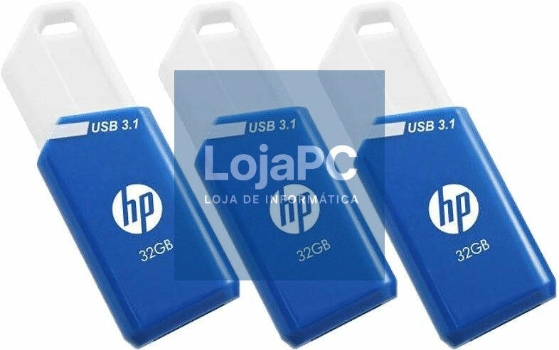 HP 3 x 32GB x755w USB 3.1 Triple pack Pen Drive