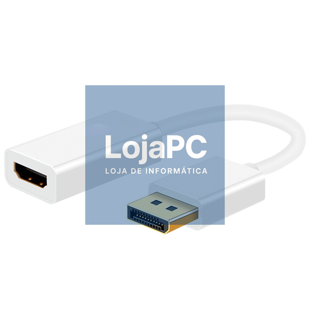Adaptador Displayport M > HDMI F Delock Branco — imagem 4