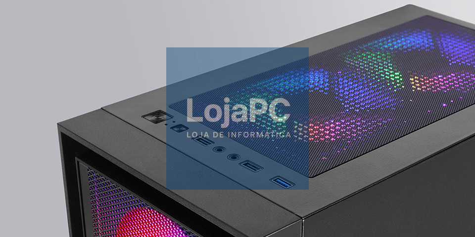 MARS GAMING MC-AIR ATX COMPUTER CASE 4X120MM FRGB FANS FRONT MESH TEMPERED GLASS SIDE PANEL DUAL CHAMBER DESIGN BLACK