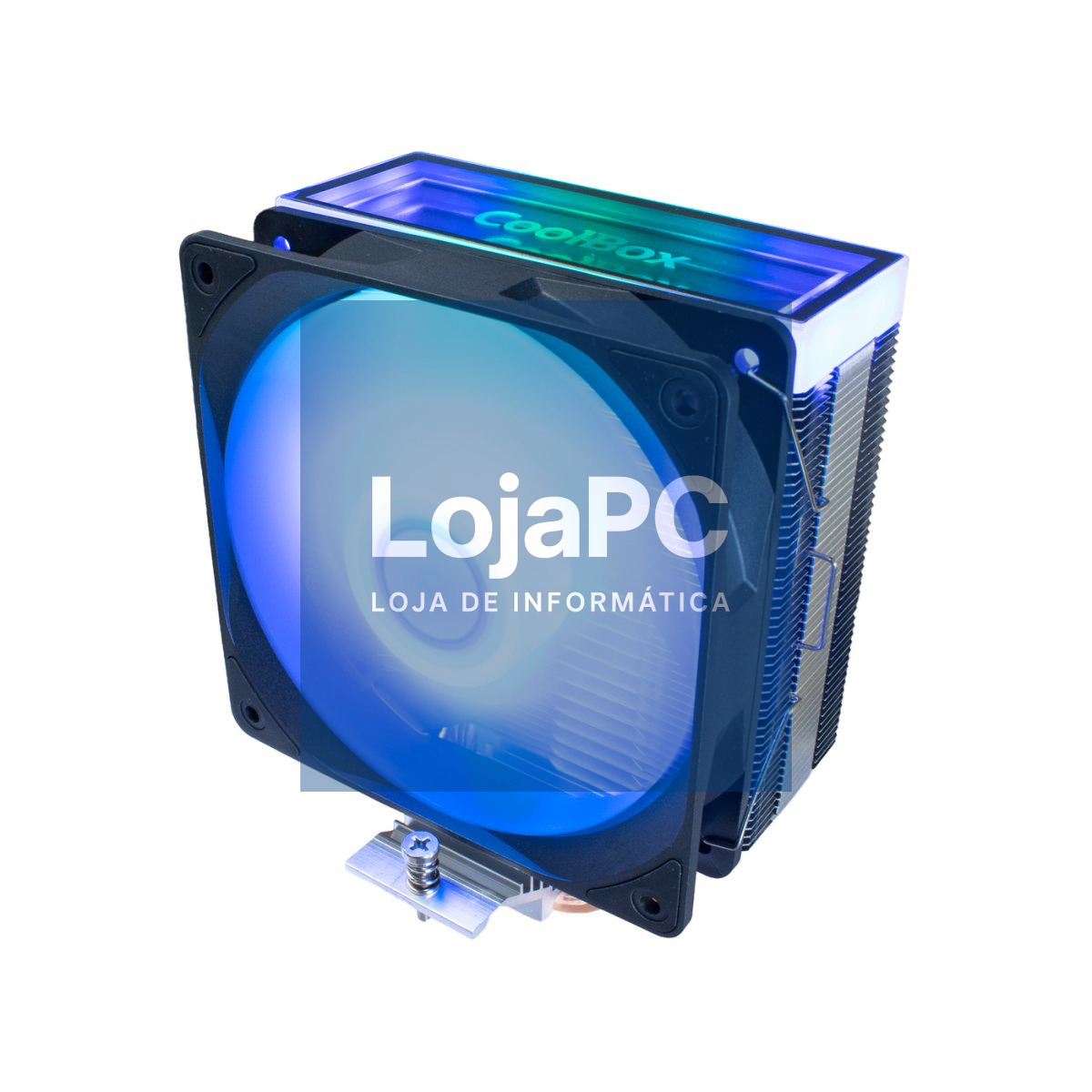 COOLBOX CPU COOLER ARGB 4 HEATPIPES