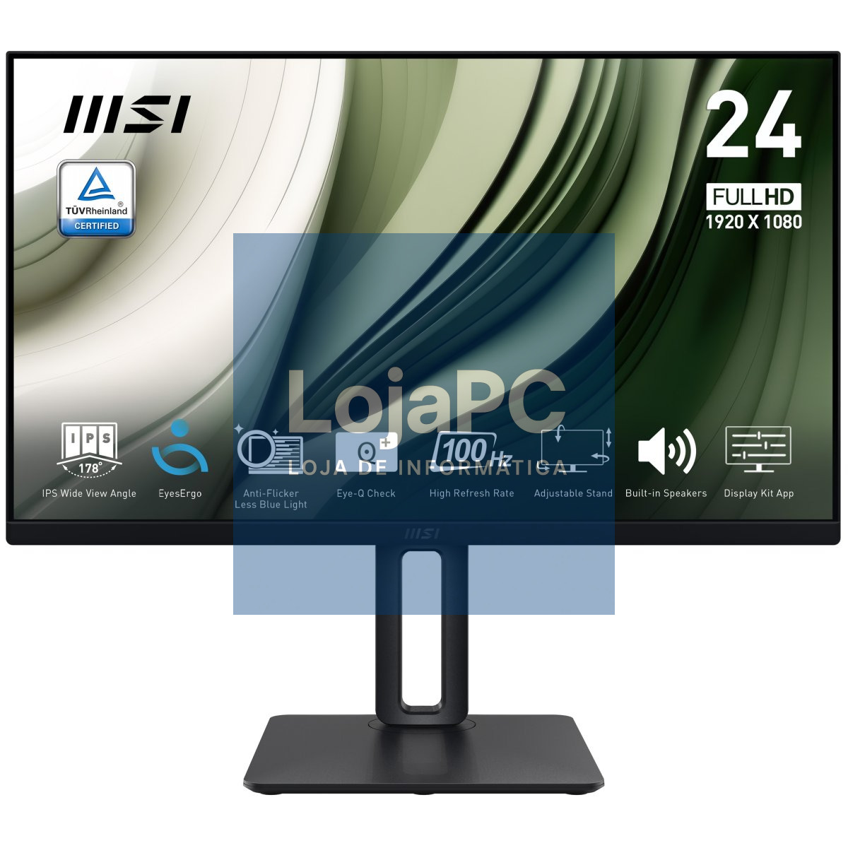MSI PRO MP245PG 23.8inch FHD IPS 1ms MPRT / 4ms GTG 100Hz HDMI DP D-Sub VGA