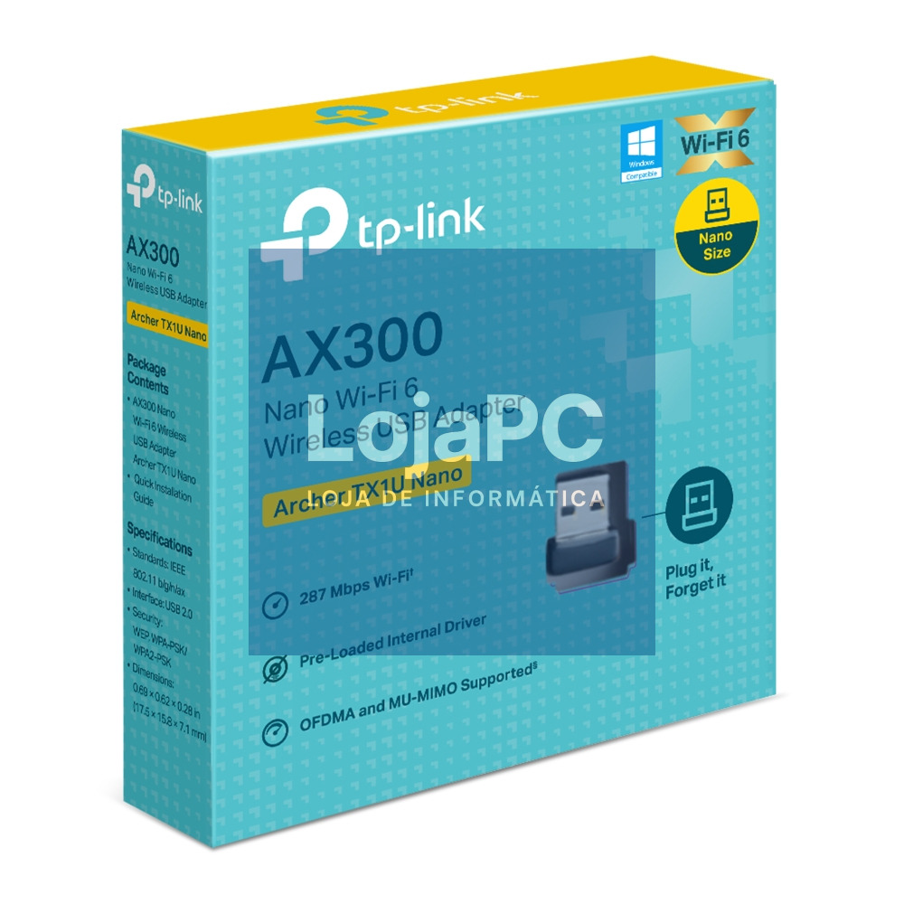 TP-LINK AX300 Nano Wi-Fi 6 USB Adapter