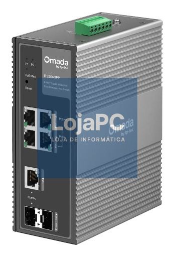TP-LINK Omada 6-Port Gigabit Industrial Easy Managed Switch with 6-Port PoE+