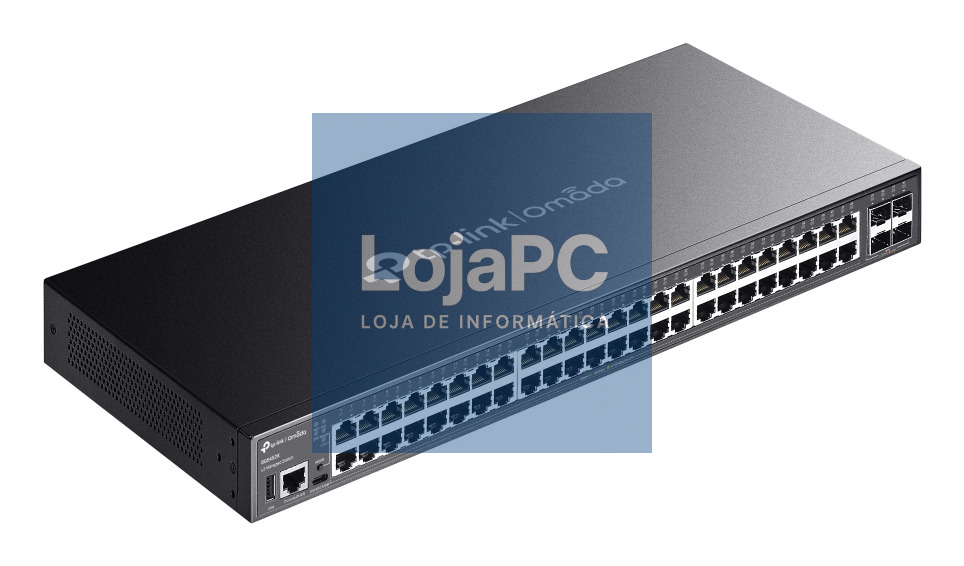TP-LINK Omada 48-Port Gigabit Stackable Lite L3 Managed Switch with 4 10G Slots
