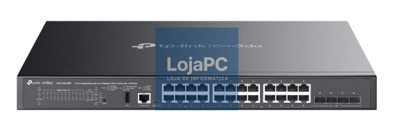 TP-LINK Omada 24-Port Gigabit Stackable Lite L3 Managed PoE++ Switch with 4 10G Slots