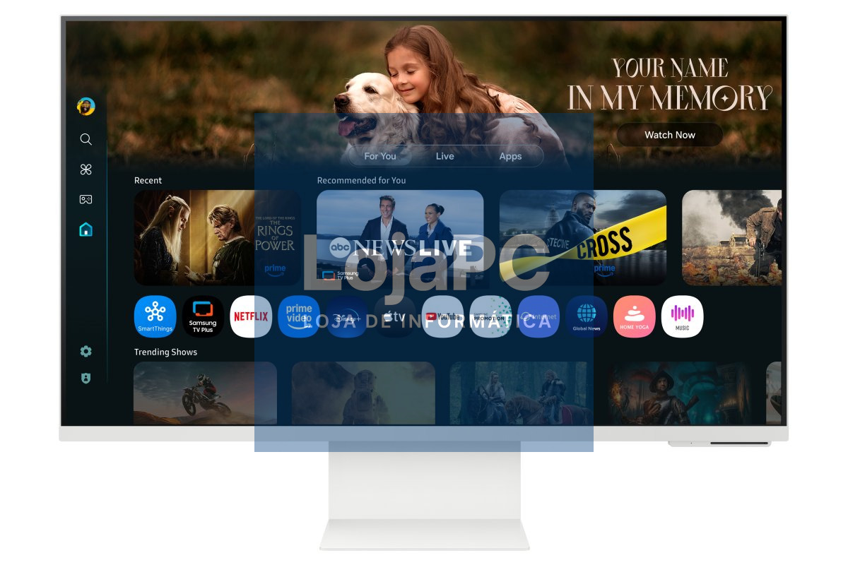 SAMSUNG LS32FM801UUXEN 32inch VA 3840x2160 16:9 HDMI USB Warm White