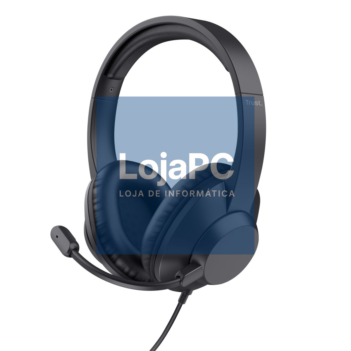 TRUST Ayda Max USB Stereo 40mm Headset with ENC Microphone USB Black