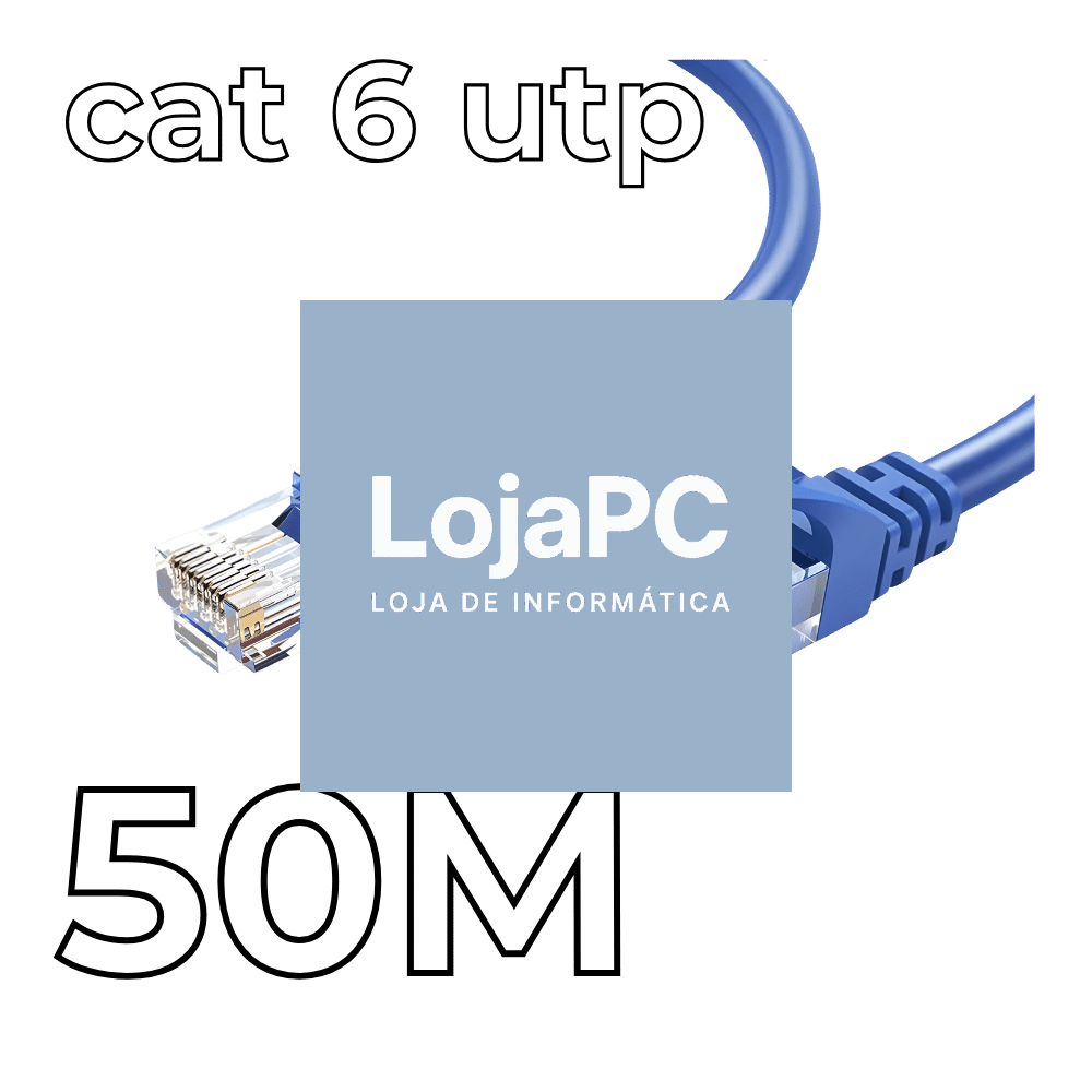 Chicote UTP RJ45 Cat6 1.50m Azul — imagem 3