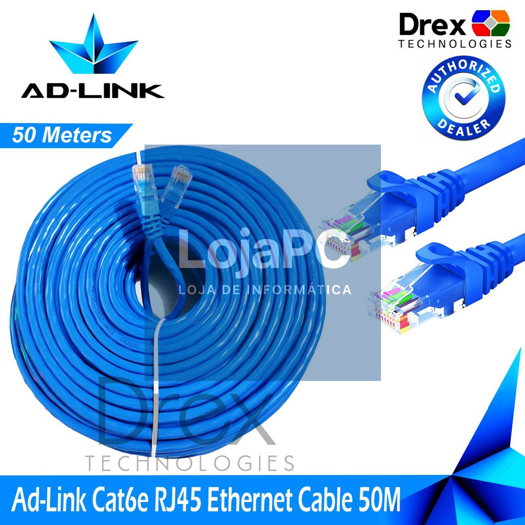 Chicote UTP RJ45 Cat6 1.50m Azul — imagem 2