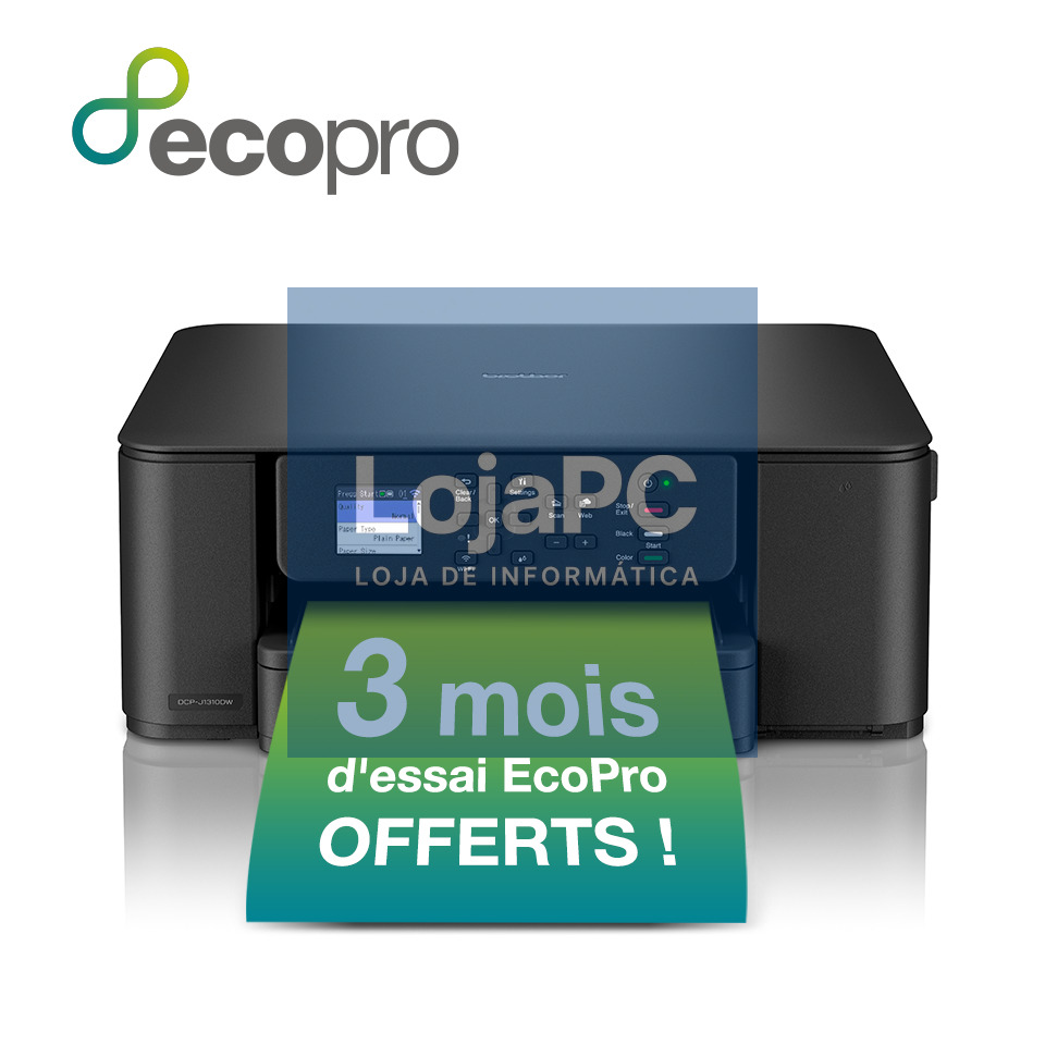 BROTHER DCPJ1310DW MFP Color 3-in-1 A4 inkjet Duplex with smartphone app Wi-Fi and Wi-Fi direct