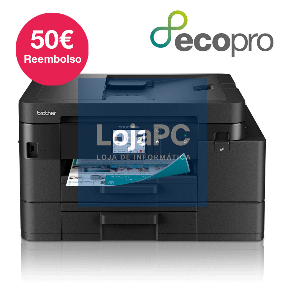 BROTHER MFC-J4550DW Compact all-in-one wireless business ink printer with ADF and two paper trays 20ppm