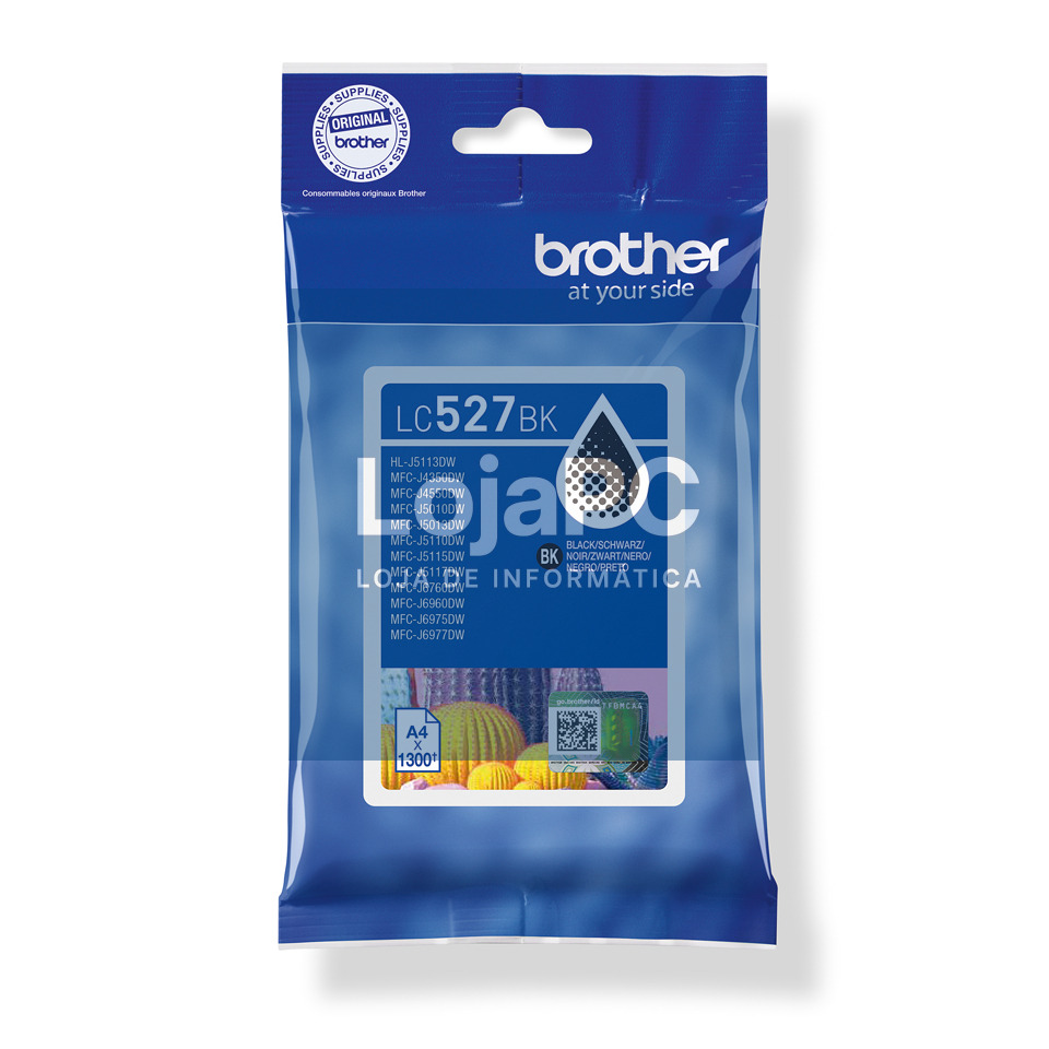 BROTHER Black standard ink cartridge yield up to 1.300 pages