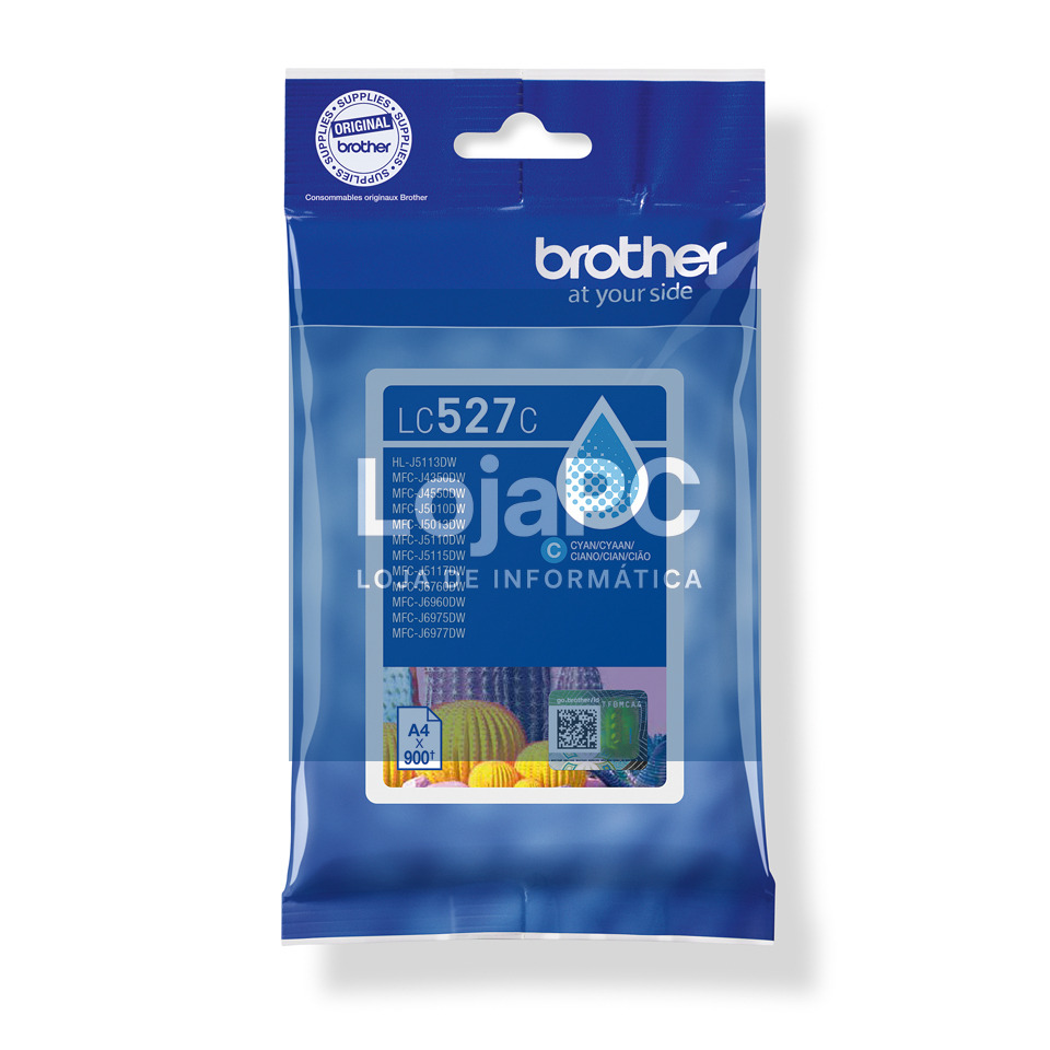 BROTHER Cyan standard ink cartridge yield up to 900 pages