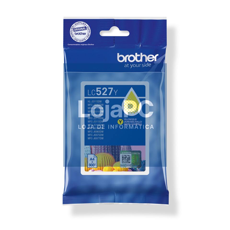 BROTHER Yellow standard ink cartridge yield up to 900 pages