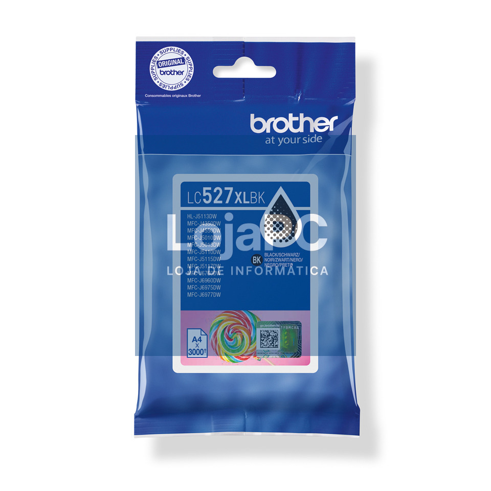 BROTHER Black high yield ink cartridge yield up to 3.000 pages