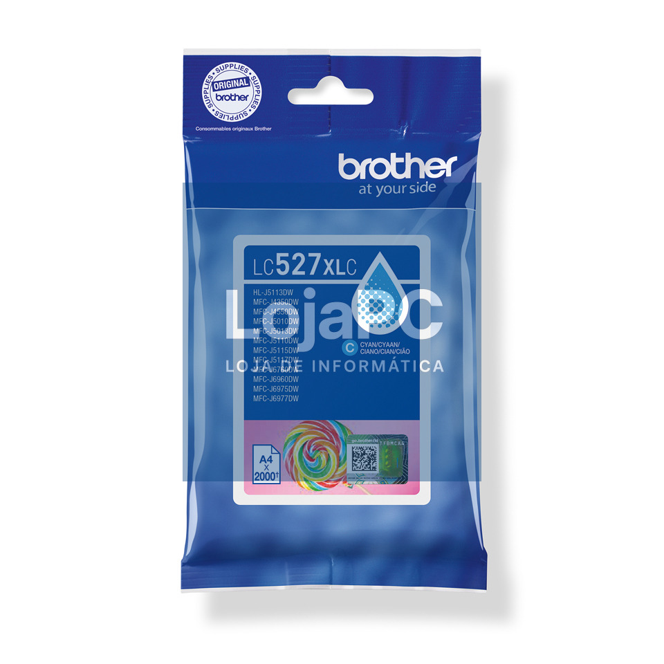 BROTHER Cyan high yield ink cartridge yield up to 2.000 pages
