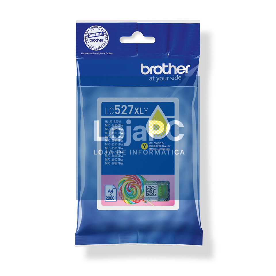BROTHER Yellow high yield ink cartridge yield up to 2.000 pages