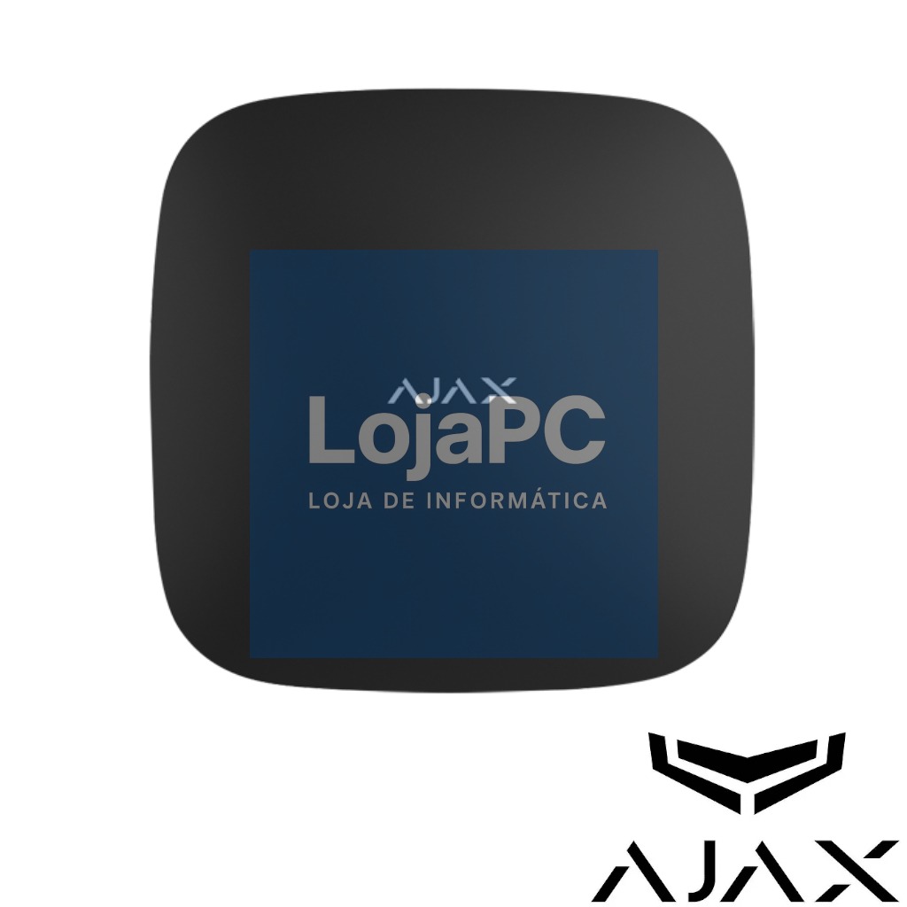 AJAX - Central de alarme profissional Grau 2 com GSM, 3G, 4G, LAN e WIFI - Black