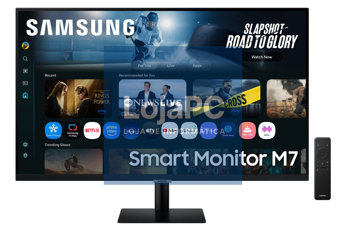SAMSUNG LS32FM702 Smart Monitor 32i IA VA UHD 4K 60Hz 2xHDMI USB-C 65W Black 