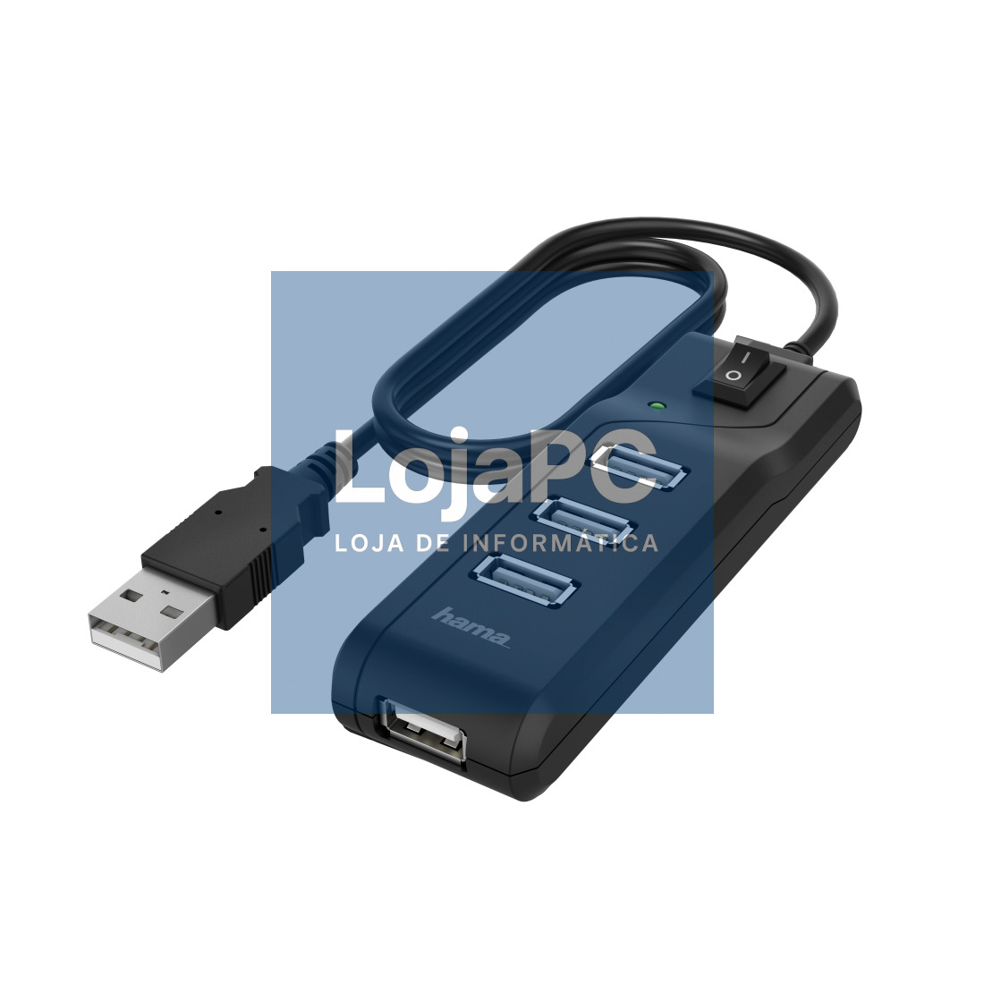 HAMA USB 2.0 Hub 4 Ports 480 Mbps