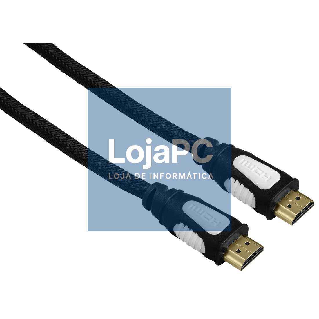 HAMA HDMI-CABLE GO.1.5M POLY BK IP20