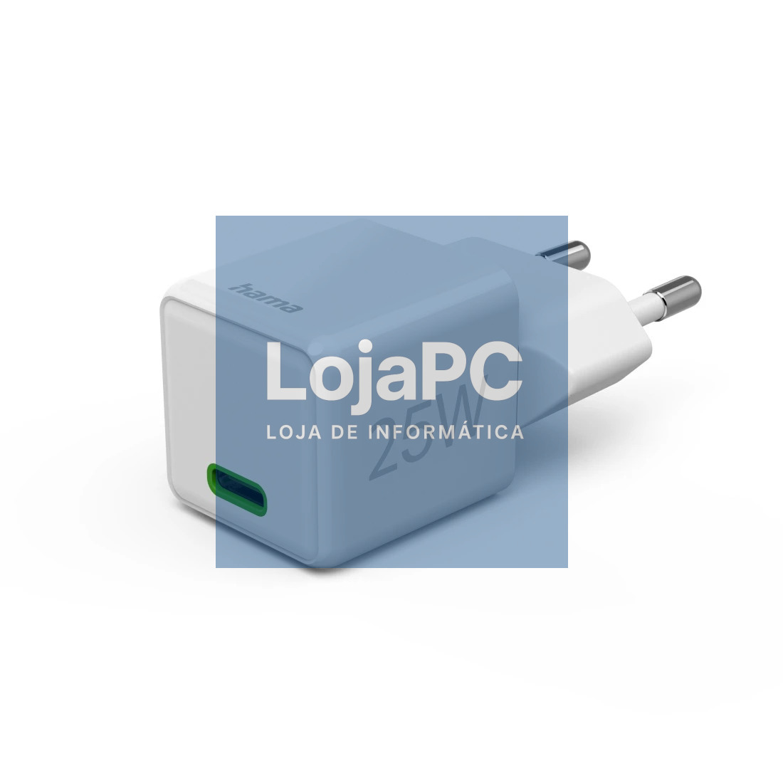 HAMA Super Mini-charger USB-C 25W White