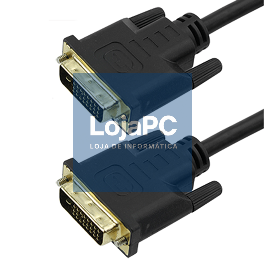 Cabo Monitor DVI/DVI 24+1  3.00m Preto — imagem 3