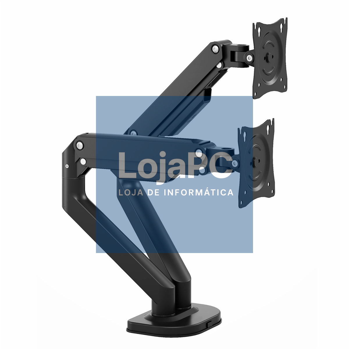 NAPOFIX Full-Motion Desk Mount for Dual Monitor 13-32inch