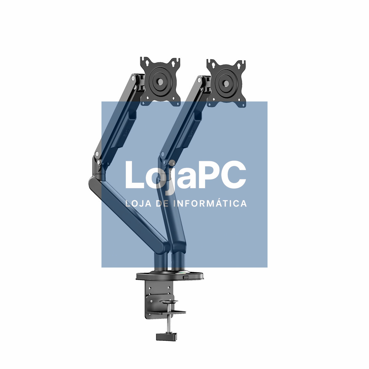 NAPOFIX Full-Motion Desk Mount for Dual Monitor 13-32inch