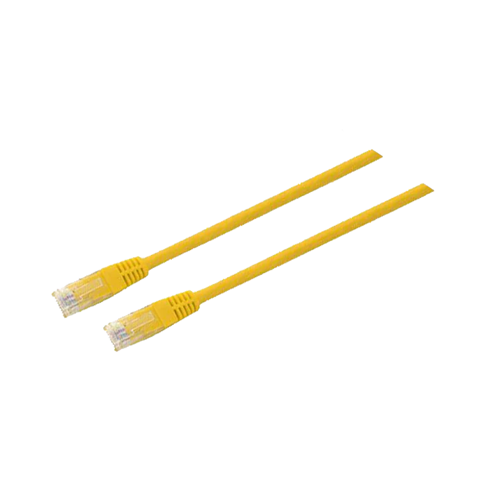 Chicote UTP RJ45 Cat6 1.00m Amarelo