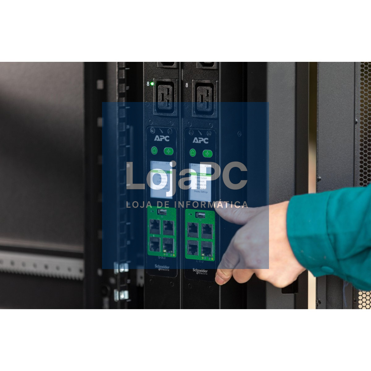 APC Easy PDU Metered Zero U 22 kW  230V 18 C13 6 C19 IEC309