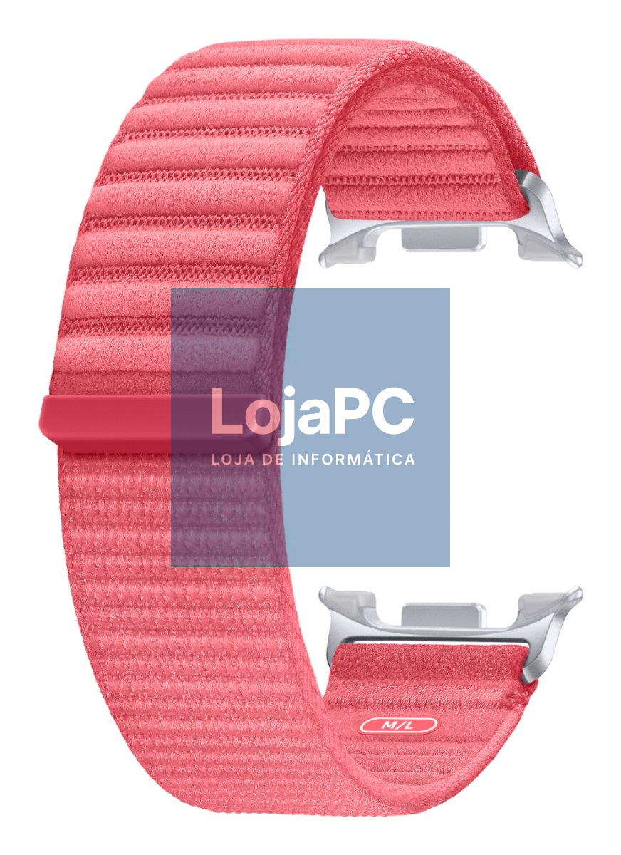 SAMSUNG Bracelete de Tecido M/L Watch8 Vermelho